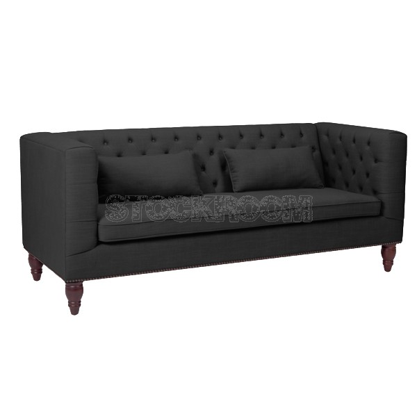 Emerson Fabric/ Leather Sofa 2 Seater