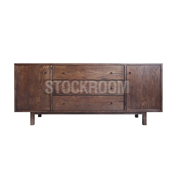 Falcon solid oak wood sideboard