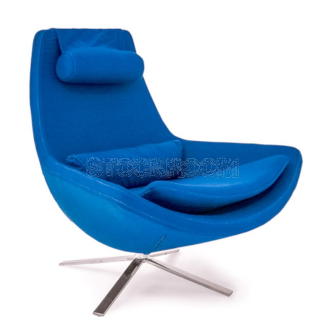Flame Style Fabric Lounge Chair