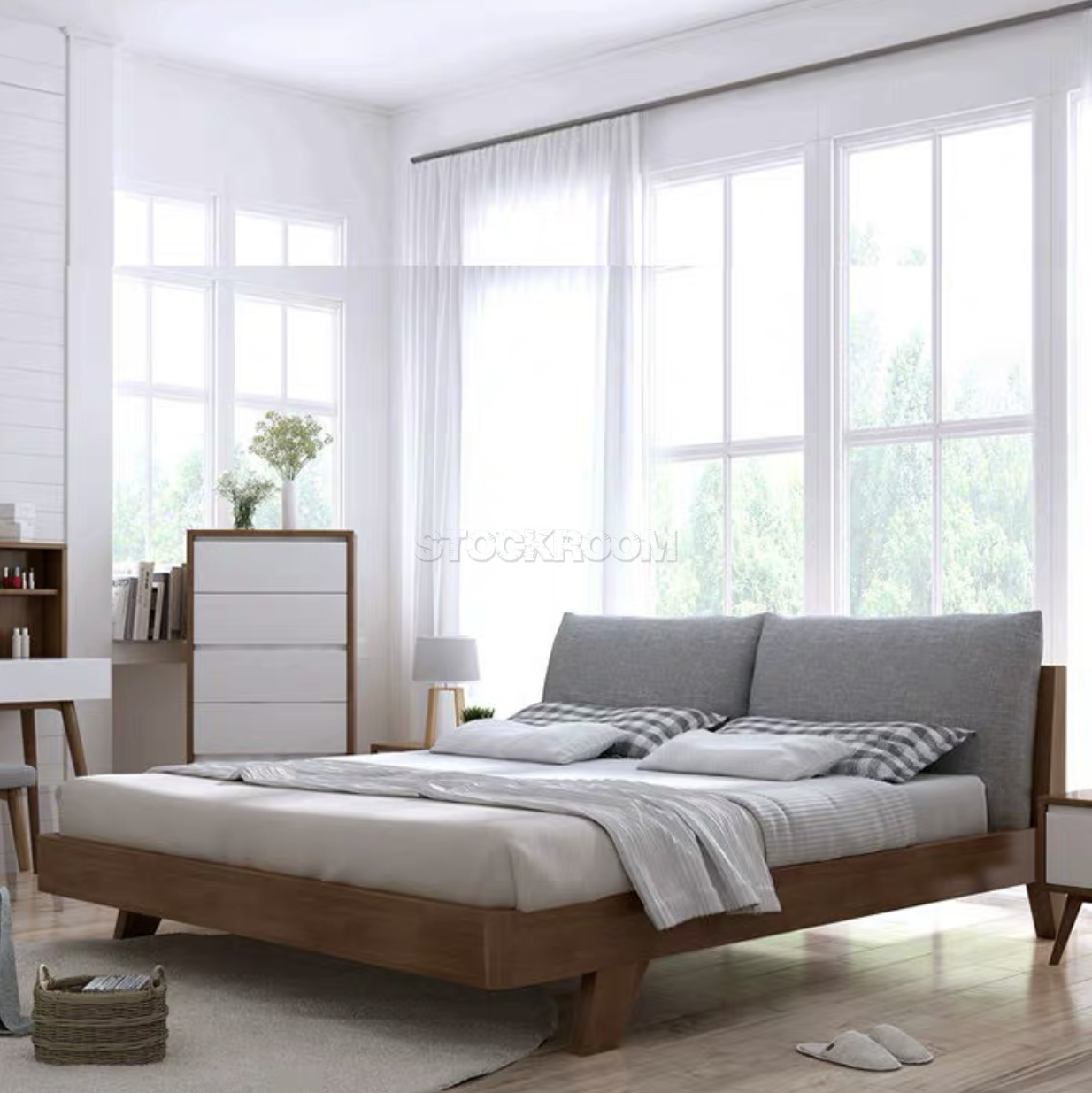 Francisco Solid Wood Bed Frame