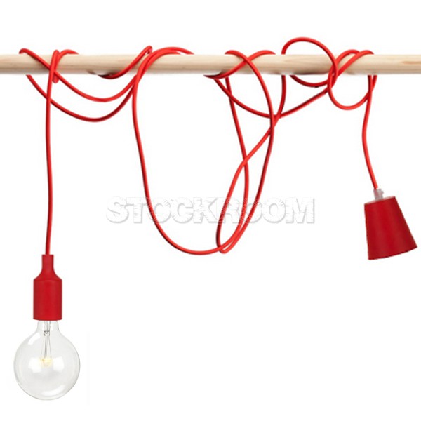 Funky Coloured Chord Pendant Light