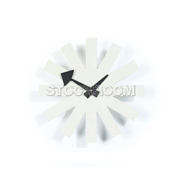 George Nelson Asterisk Style Wall Clock
