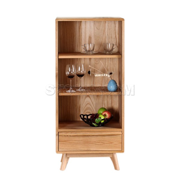 Gerardo Solid Oak Wood Storage Cabinet