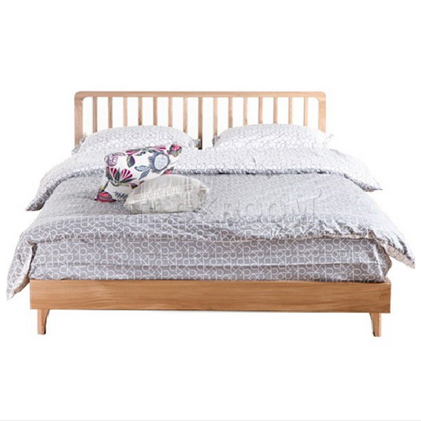 Gerrow Solid Oak Wood Bed Frame