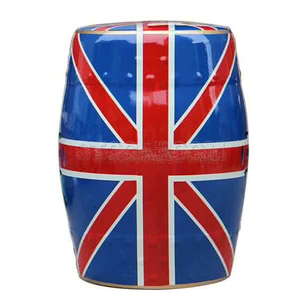 GRAND DRUM / STOOL - British Flag or other colors