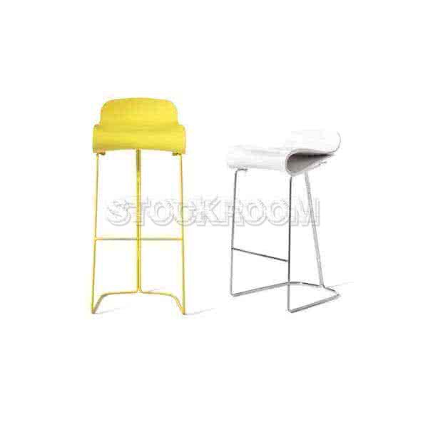 Harry & Camila BCN Style Plastic Bar Stool