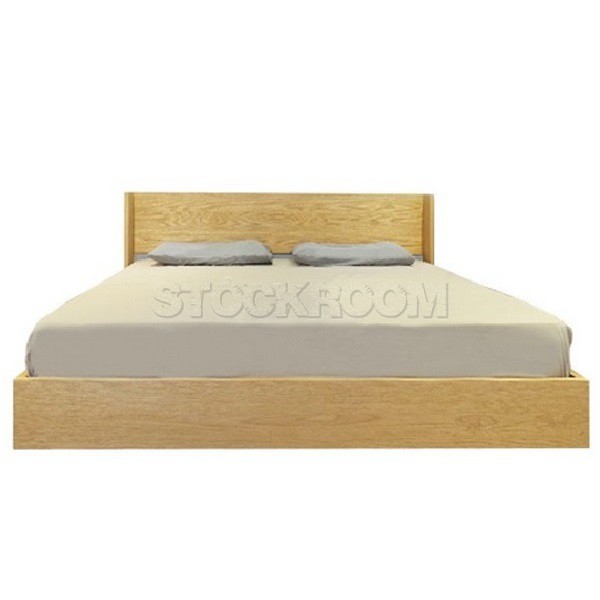 Herman Solid Oak Wood Bed Frame