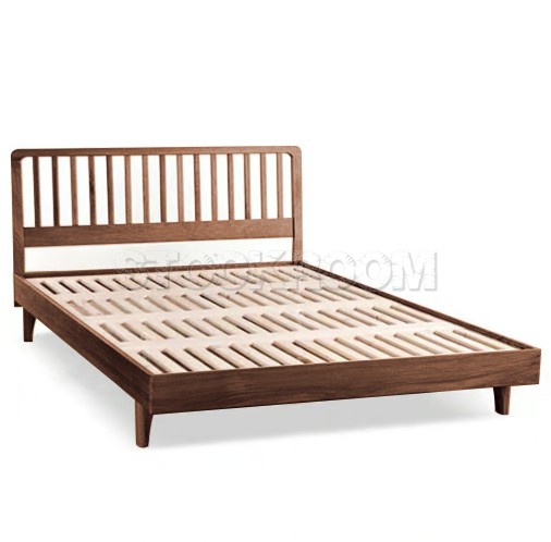 Hova Solid Oak Wood Bed Frame