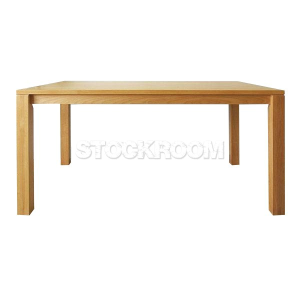 Jacobson Solid Oak Wood Dining Table