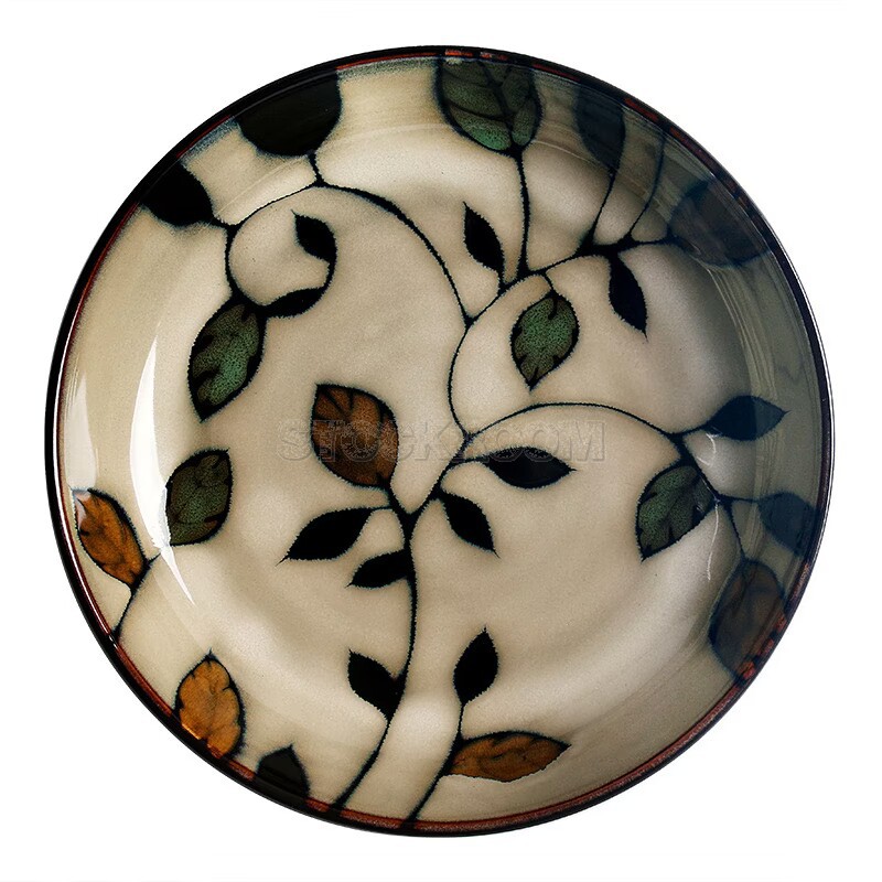 Japanese Flora Style Hand Painted Plate / Bowl