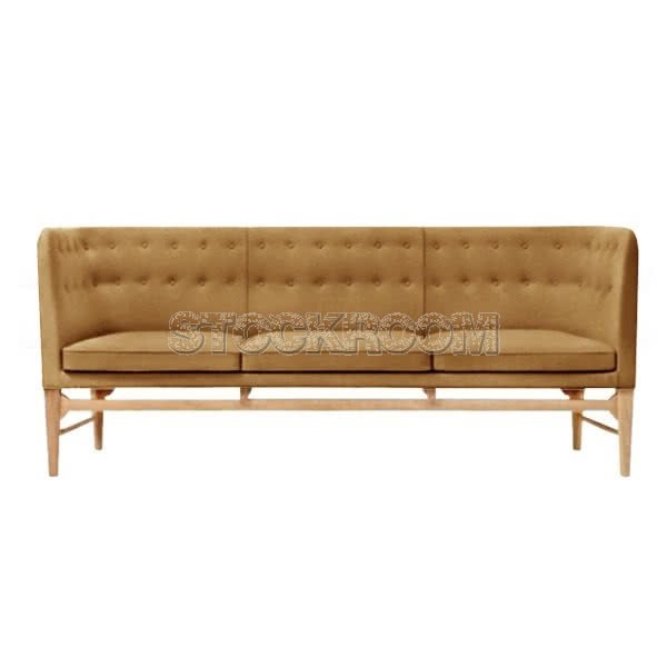 Joel Scandinavian Style Fabric Sofa