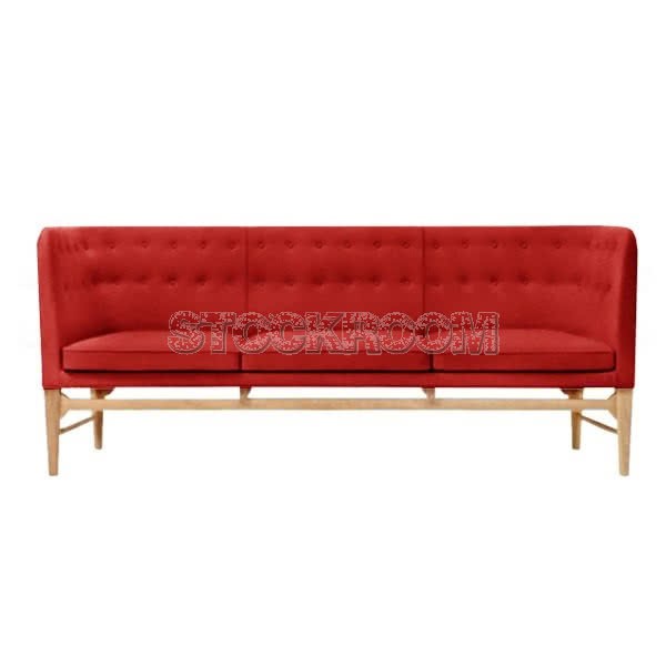 Joel Scandinavian Style Fabric Sofa