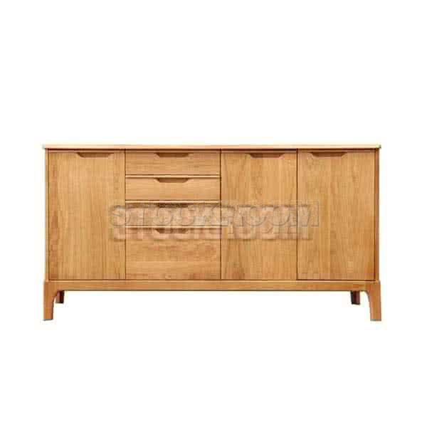 Kala Solid Oak Wood Sideboard