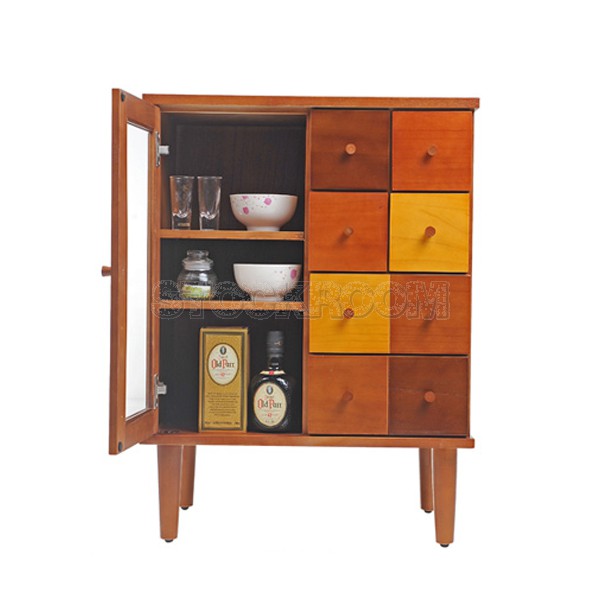 Katania Multicolor Solid Paulownia Wood Sideboard