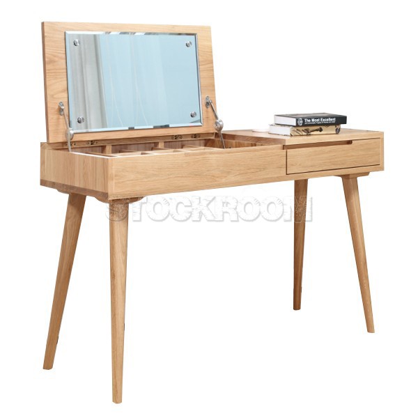 Kazuri Solid Oak Wood Desk / Dressing Table