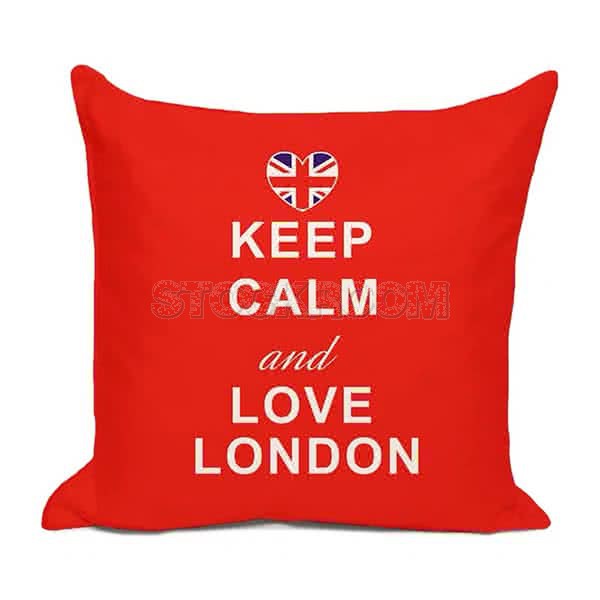 Keep Calm and Love London Cushion