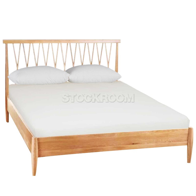 Kenton Solid Oak Wood Bed Frame