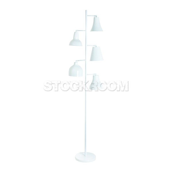 Leitmotiv Floor Lamp Louvre Classic White