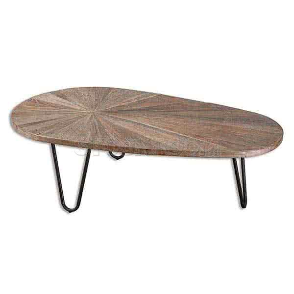 Levani Industrial Style Hairpin Coffee Table