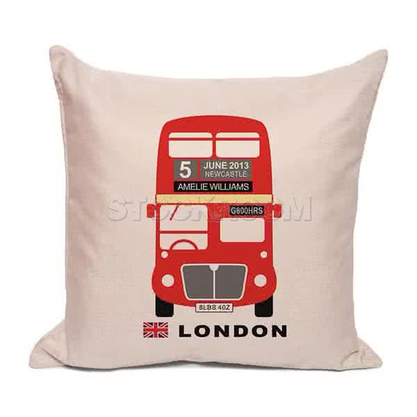 London Bus 2 Decoration Cushion