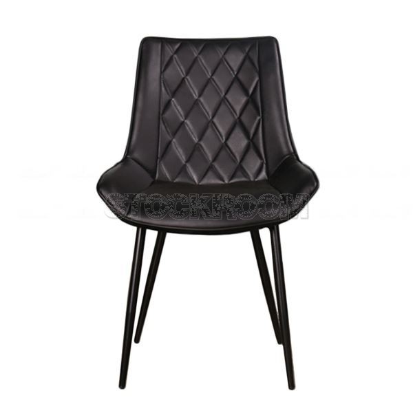 Luxor Upholstered Black Dining Chair