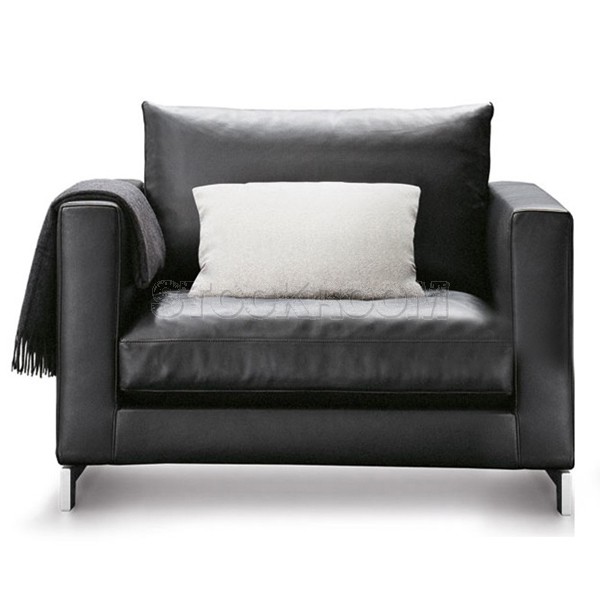 Melanie Leather Armchair / Lounge Chair