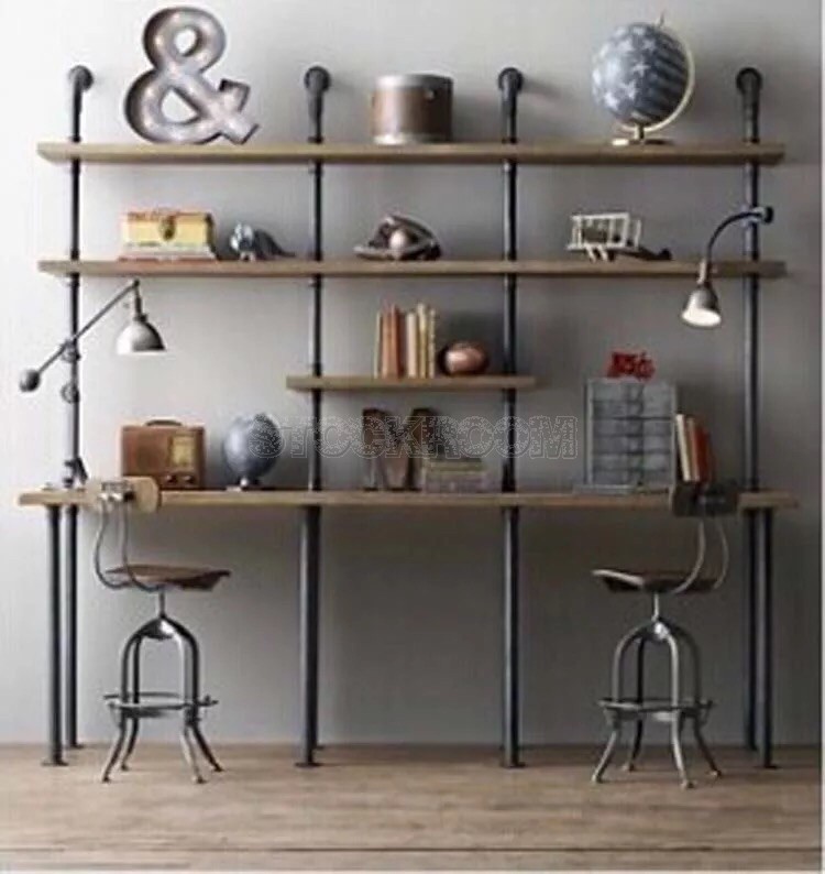 Nanook Industrial Loft Bookshelf