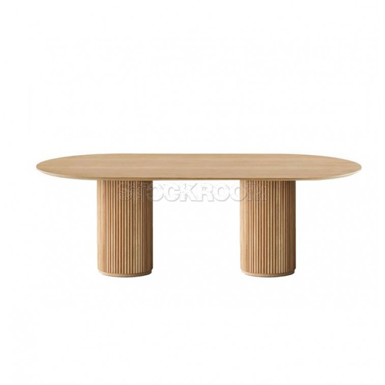 Tanner Solid Oak Wood Table