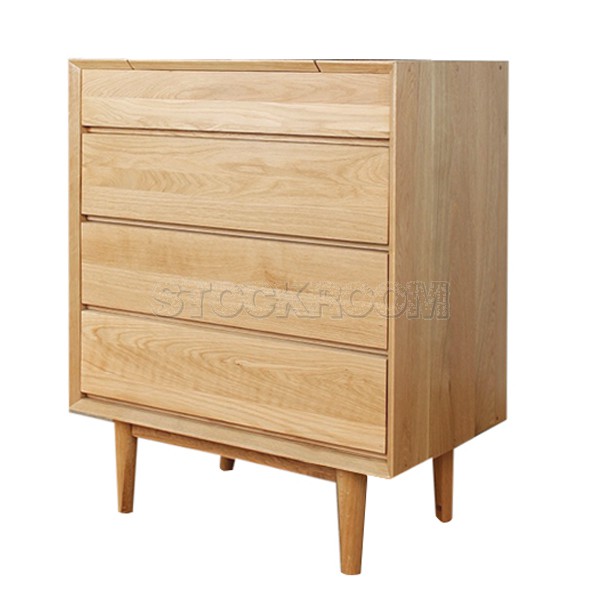 Nova Solid Oak Wood 3 Drawers Dressing Chest