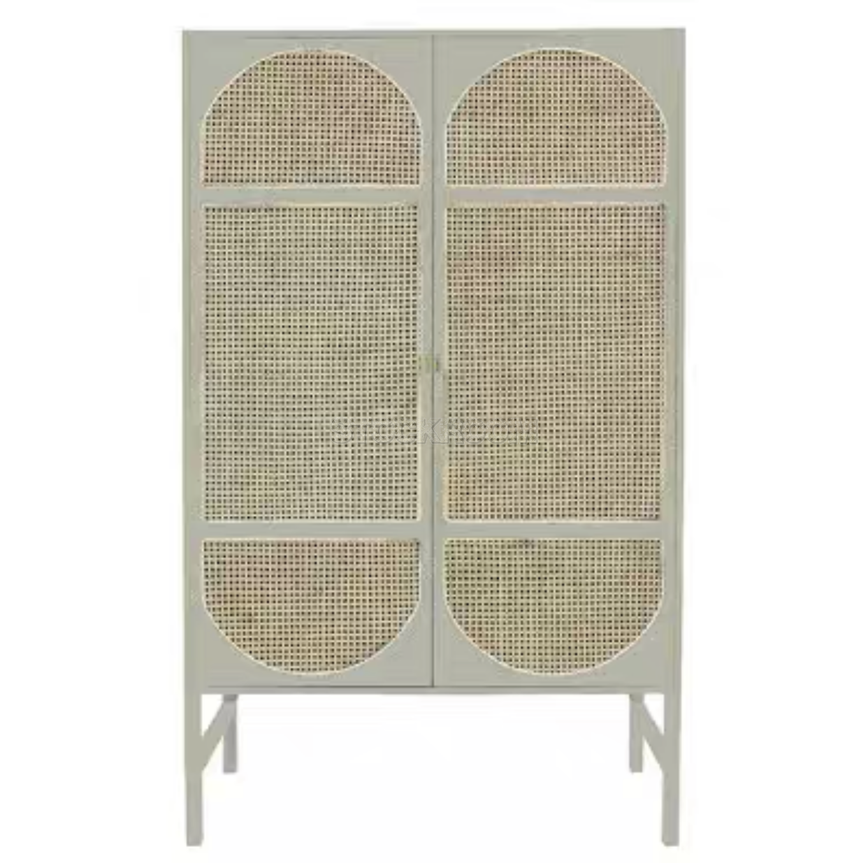 Chloe Contemporary Woven Cane Wardrobe