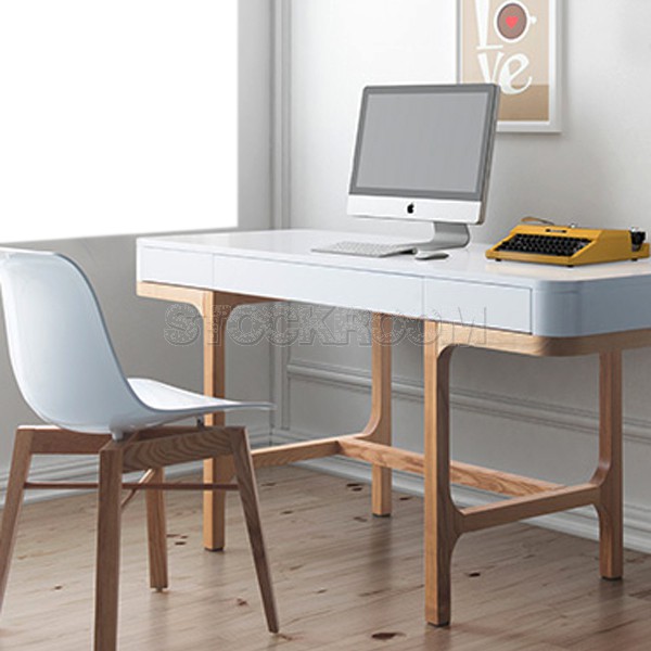 Pridon Contemporary Desk with 3 Drawers