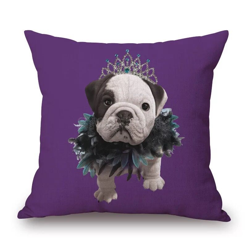 Queen Bulldog Cushion