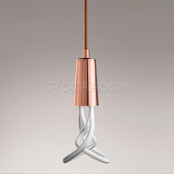 Rose Cooper Bulb Pendant Light