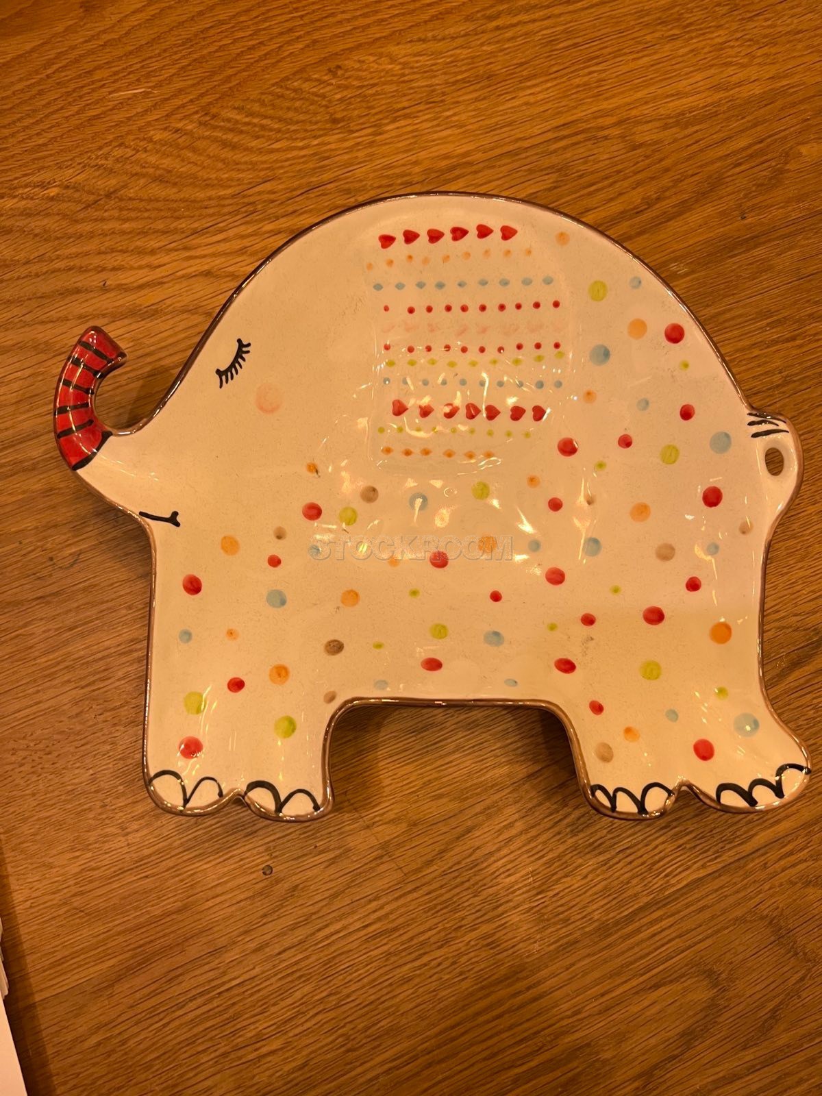 Elephant Ceramic Plate