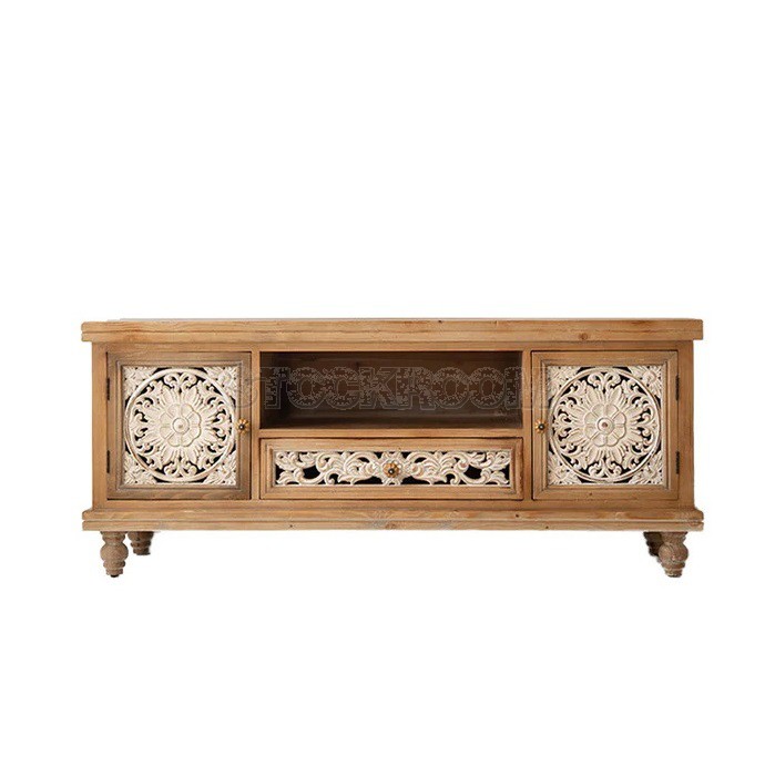 Sonia French Style TV Cabinet with 2 doors