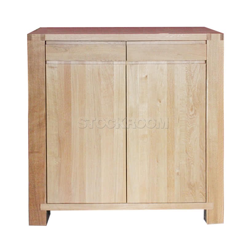 Squado Solid Oak Wood Shoe Rack/ Storage Cabinet