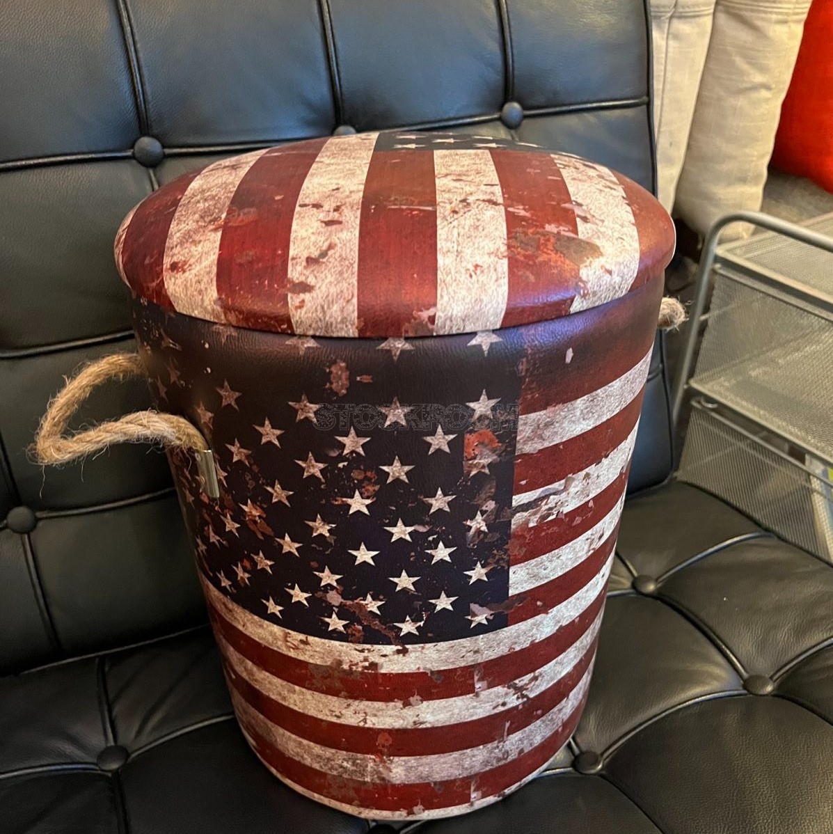 Union Jack Storage Stool