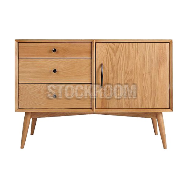 Tara Solid Oak Wood Sideboard