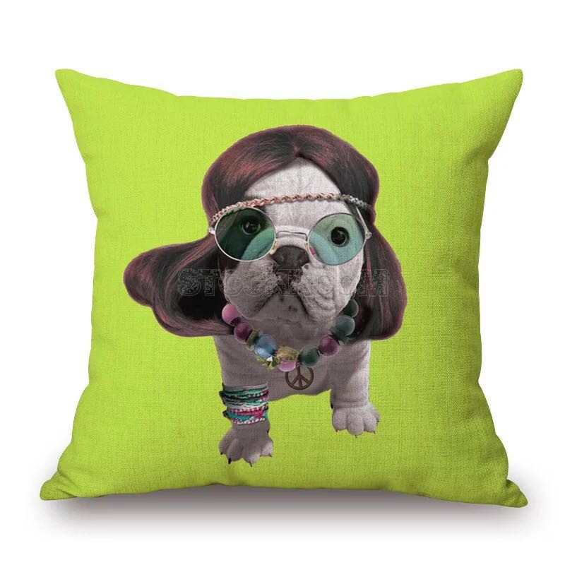 Teo Jasmin Bulldog Cushion