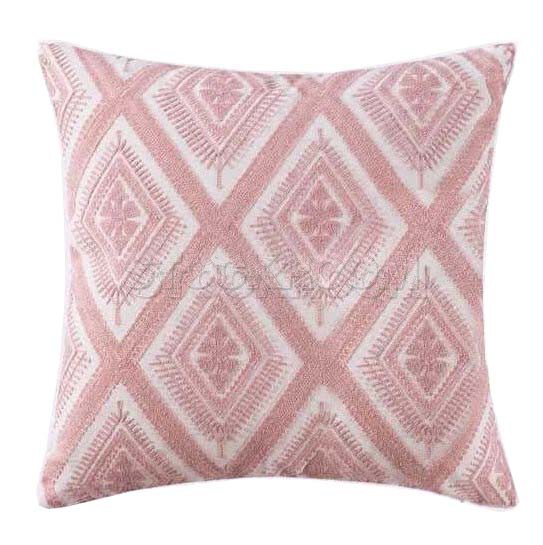 Tribal-Style Diamond Pattern Cushion