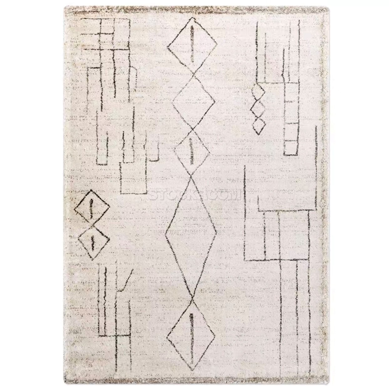 Tribal Pattern Berber Fluffy Rugs / Carpeta