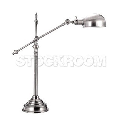 Vintage Style Industrial Silver Table Lamp