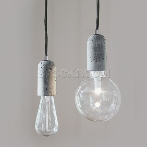 Visala Concrete Drop Cap Light