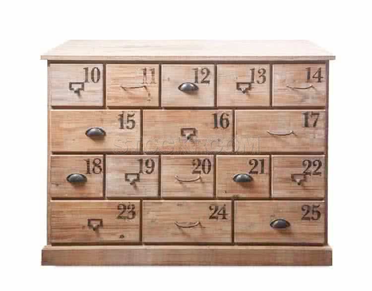 Placide Solid Wood Storage Cabinet