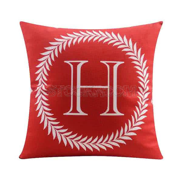 Letter H Decoration Cushion