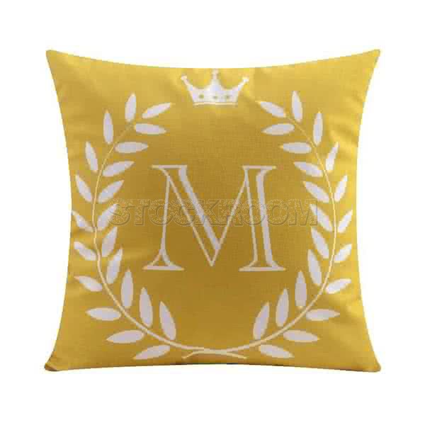 Letter M Decoration Cushion