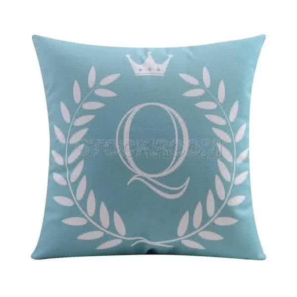 Letter Q Decoration Cushion