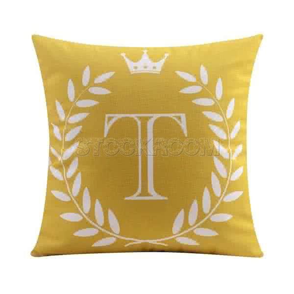 Letter T Decoration Cushion