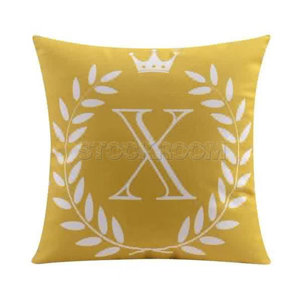 Letter X Decoration Cushion