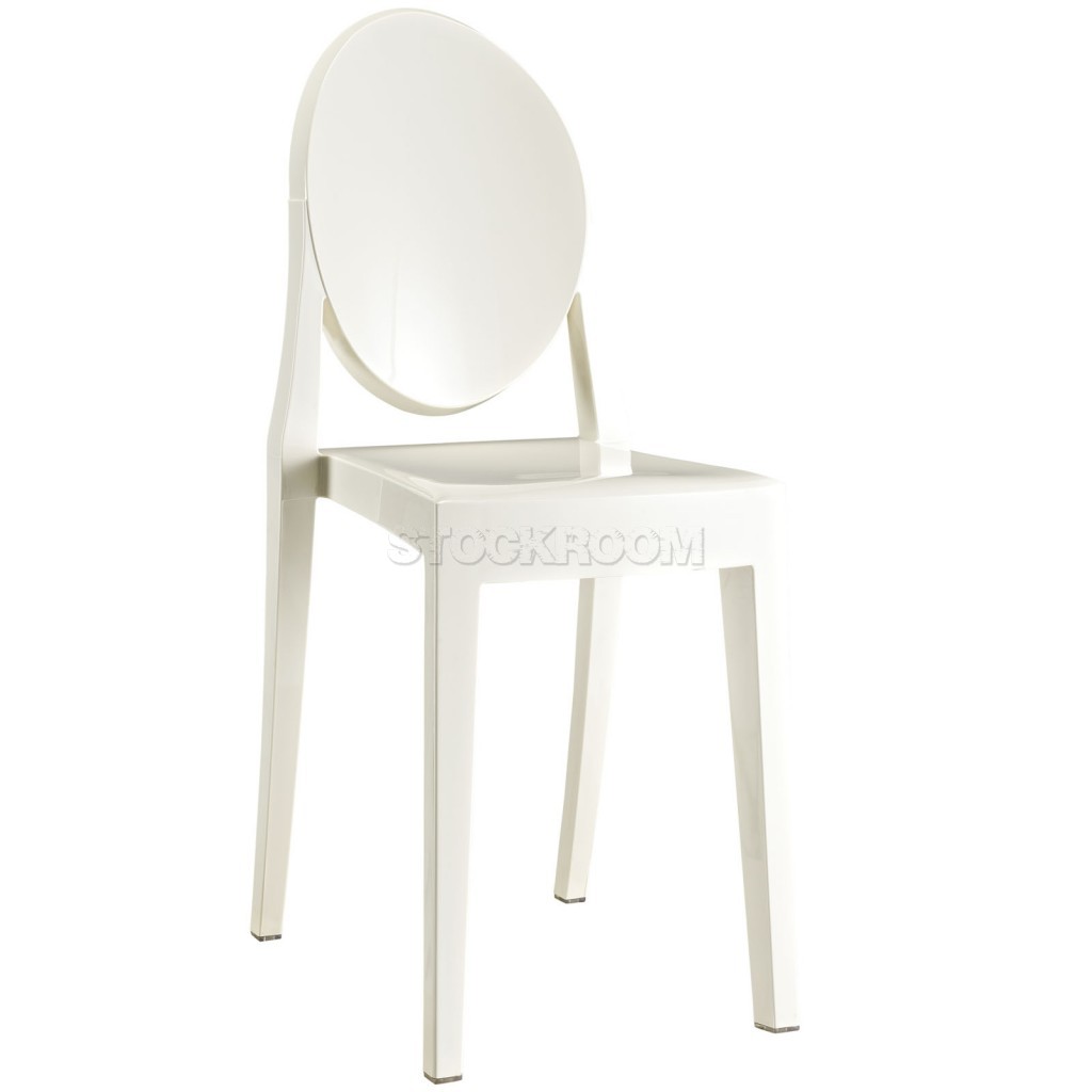 Victoria Ghost Style Chair / Stackable Dining Chair